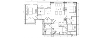 Two Bedroom N Floorplan at Viva Lakeshore, Massachusetts, 02324