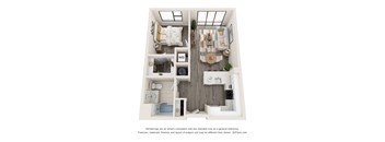 1A1 Floorplan at The Aeronaut, Weymouth