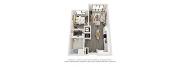 1B G2A Floorplan at The Aeronaut, Weymouth, 02190