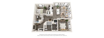 Two Bedroom Type 2E Floorplan