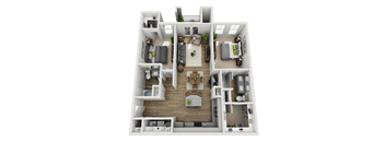 B1 Floorplan at Park Circle Village Apartments, North Charleston
