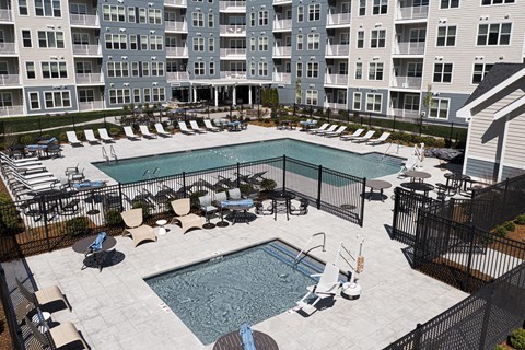 Pool View at Viva Lakeshore, Bridgewater, Massachusetts