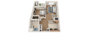 Type E - One Bedroom