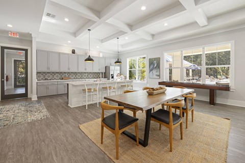 Dining Room with Table and Chairs at Park Circle Village Apartments, North Charleston, SC, 29405