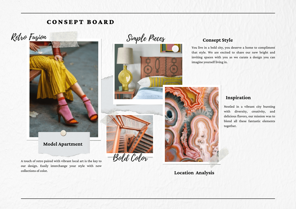 a screenshot of a website with three images and a landing page with a yellow dress