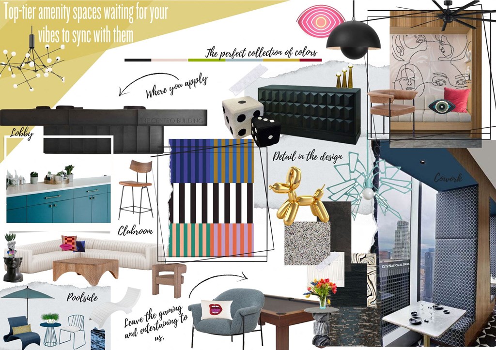 a collage of furniture and decorating ideas for a living room