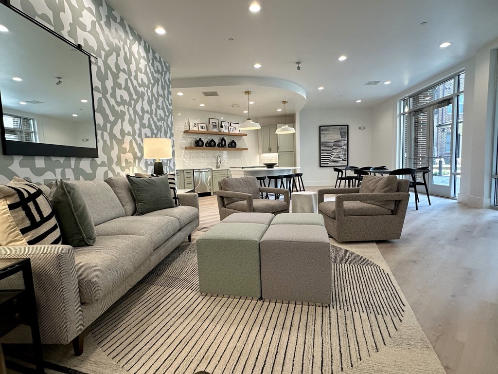 Clubhouse with ample seating