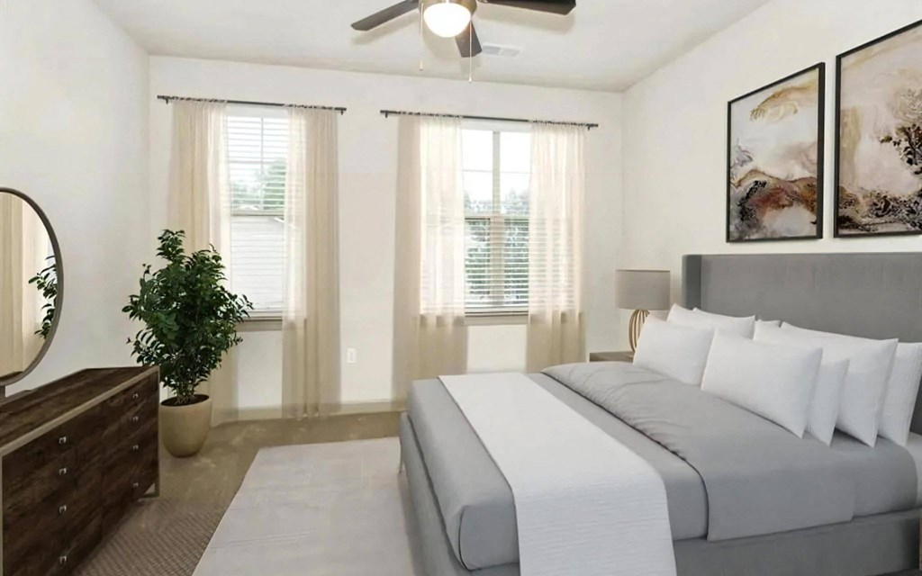 Spacious Bedrooms to Fit King Size Accommodations at 401 Oberlin, Raleigh, NC, 27605
