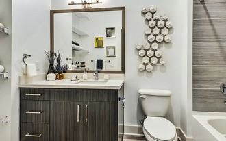 Luxurious Bathrooms with Built In Shelves