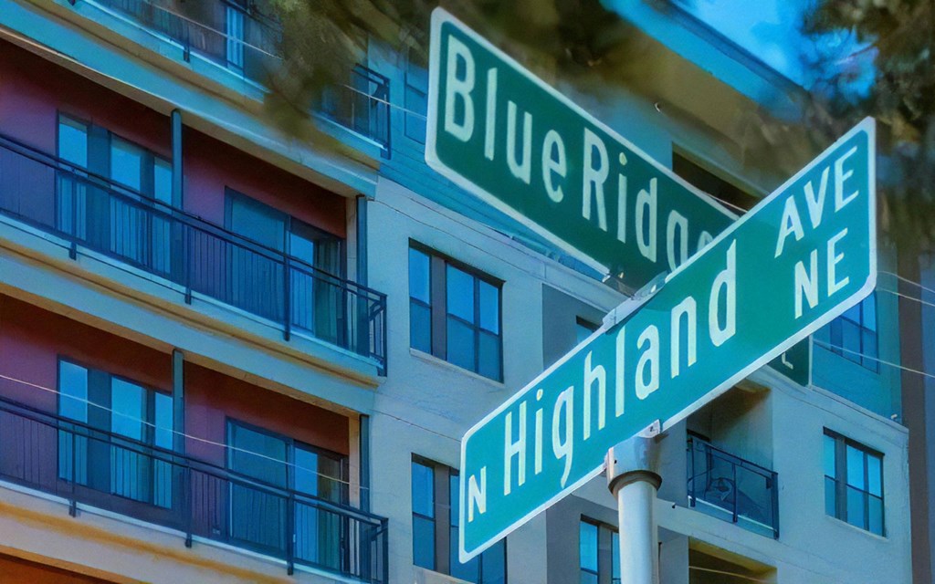 Highland Street Sign