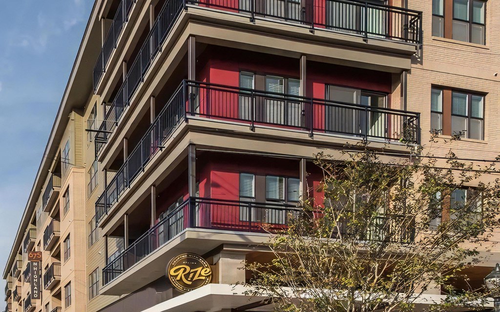 View of Apartment Balconies