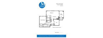a floor plan of aviator apartments