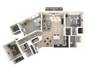 B9.4 B9.4 2 Beds 2 Baths Floor Plan