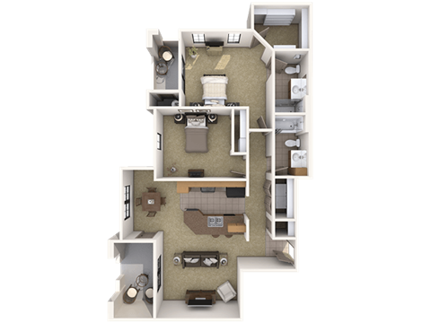 9393 E. Palo Brea Bend 1-3 Beds Apartment for Rent - Photo Gallery 37