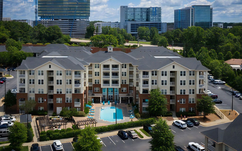 View of Property with Swimming Pool