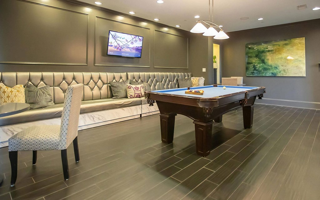 Community Lounge with Pool Table