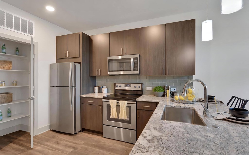 Spacious Kitchen with Pantry Closet