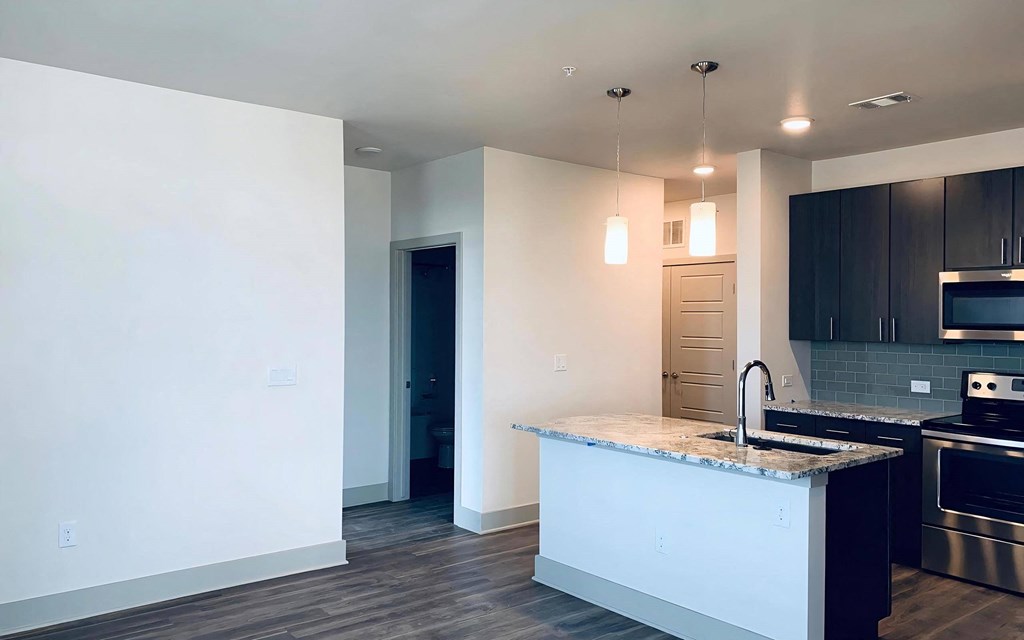 Open Concept Floor Plan Kitchen and Living Spaces