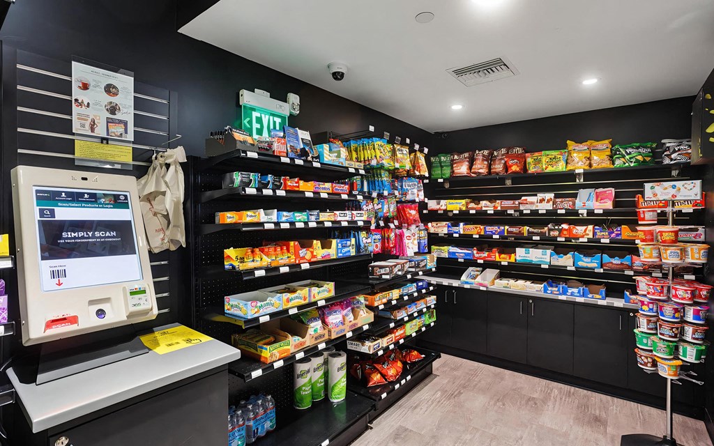 Convenience Shop with Snacks