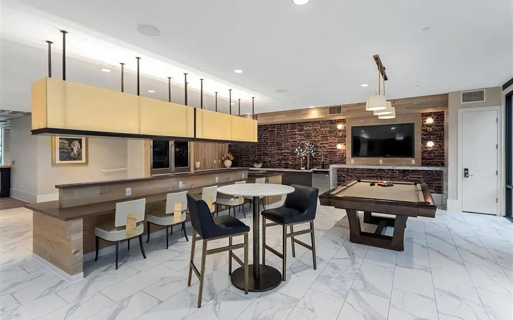 Game Room with Bar Seating