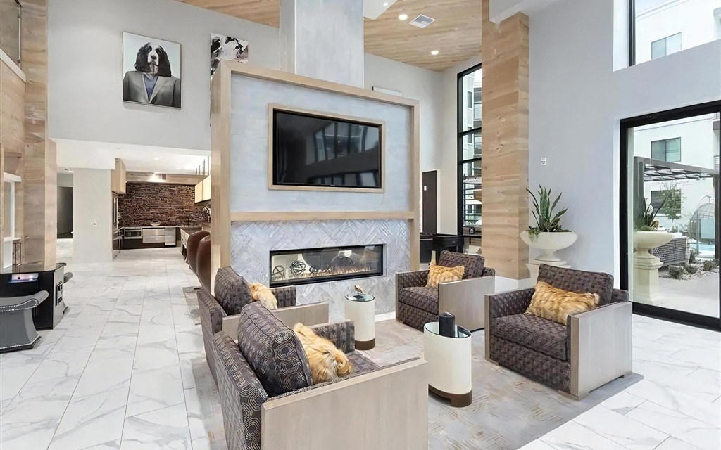 Large Lounge Connecting with Kitchenette