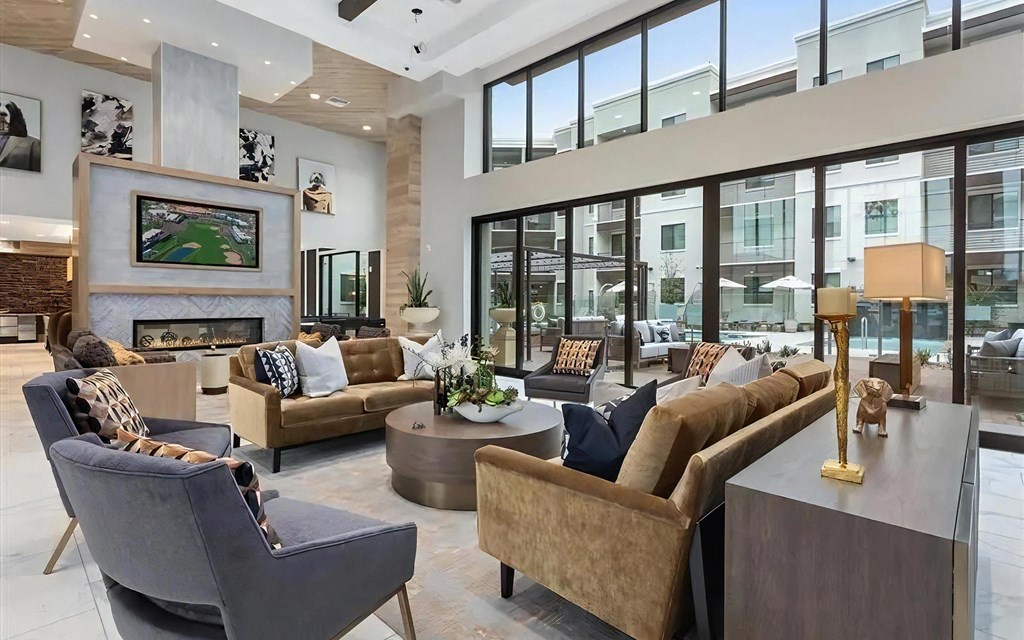 Large Lounge Located in Clubhouse