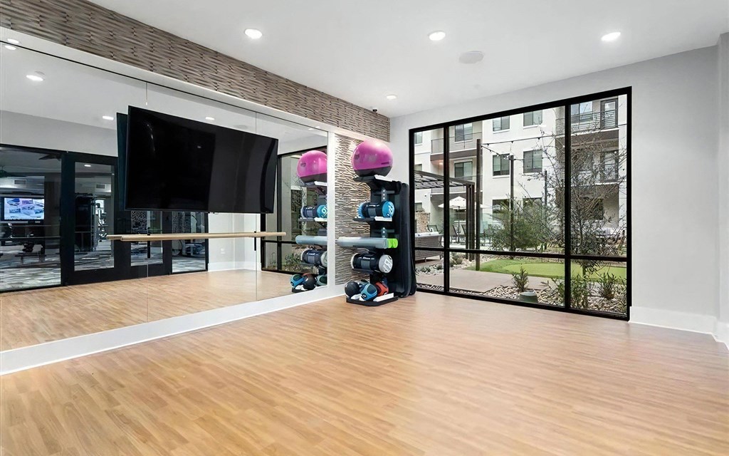 Studio with Exercise Equipment