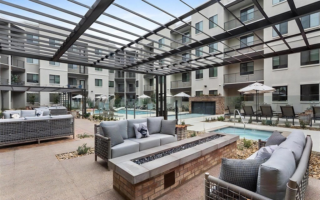 Courtyard with Pool and Couches