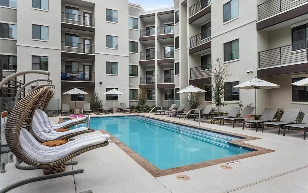 Poolside Hammock Chairs and Loungers