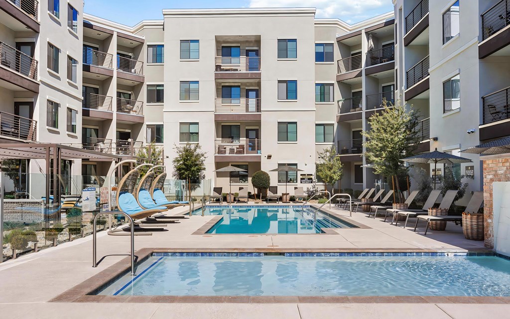 Resort Style Pool with Lounge Chairs