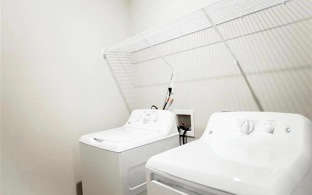 Full size washer and dryer