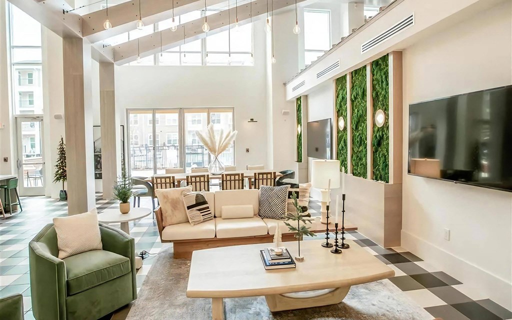 Clubhouse with lounge space