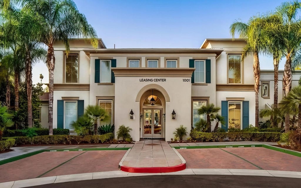 Large Clubhouse Exterior at Amerige Pointe Apartments, Fullerton, California