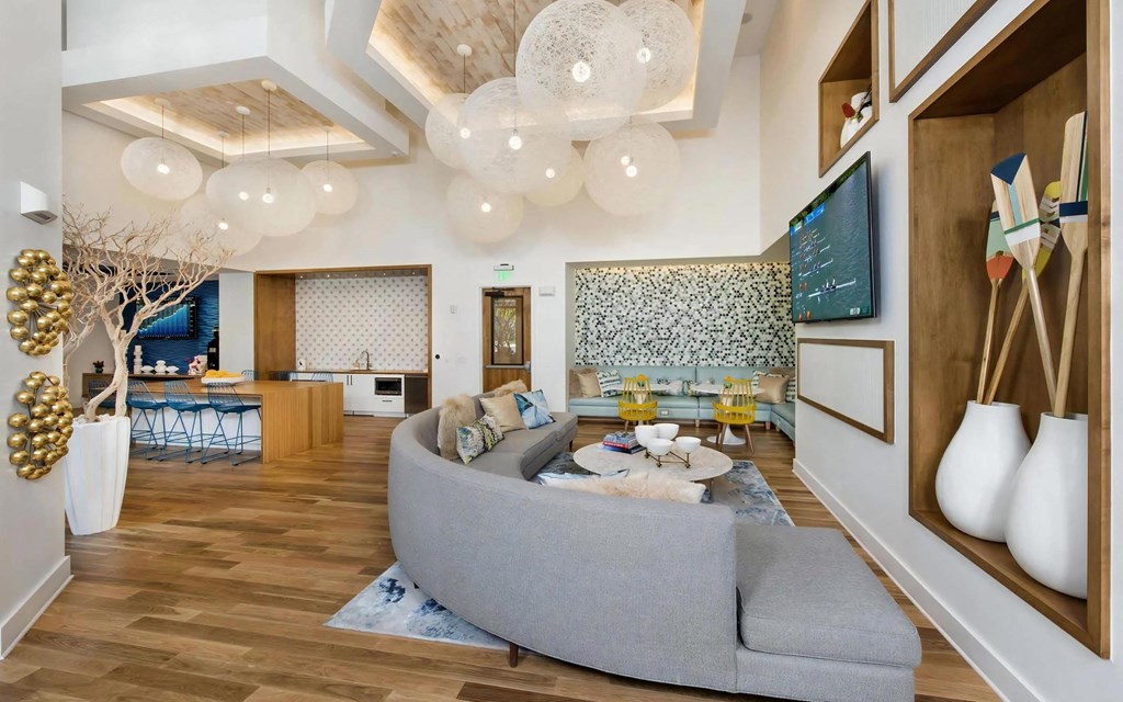 Community Lounge with Flat Screen TV