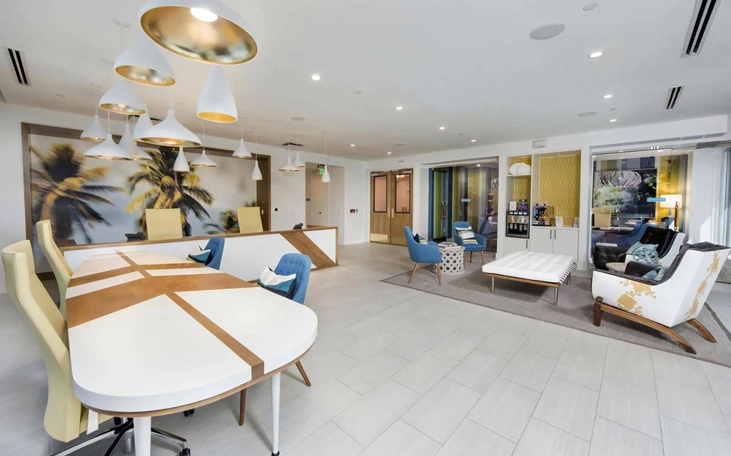 Leasing Office with Coffee Bar