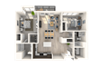 B1.4 B1.4 2 Beds 2 Baths Floor Plan