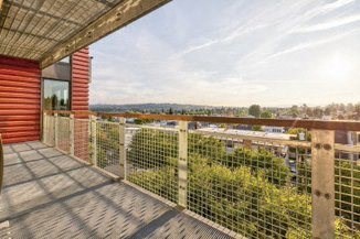 Two bedroom apartment deck at Ballard Lofts - Photo Gallery 5