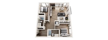 a234  3 bedroom floor plan  460 sq ft  the envoy