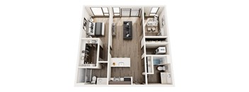 a 3 bedroom floor plan with a bathroom and a bedroom