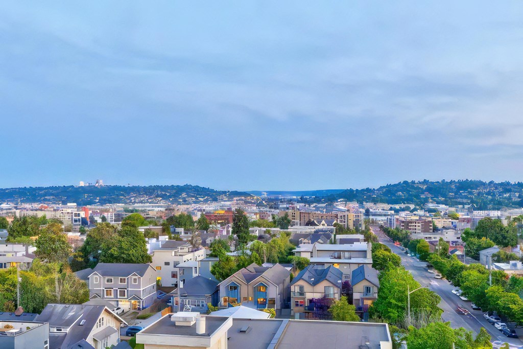 Ballard Lofts Outdoors Open Air Party Patio with Expansive Seating and a View