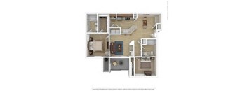 Brandt - 2 bed 2 bath - 1028 sqft