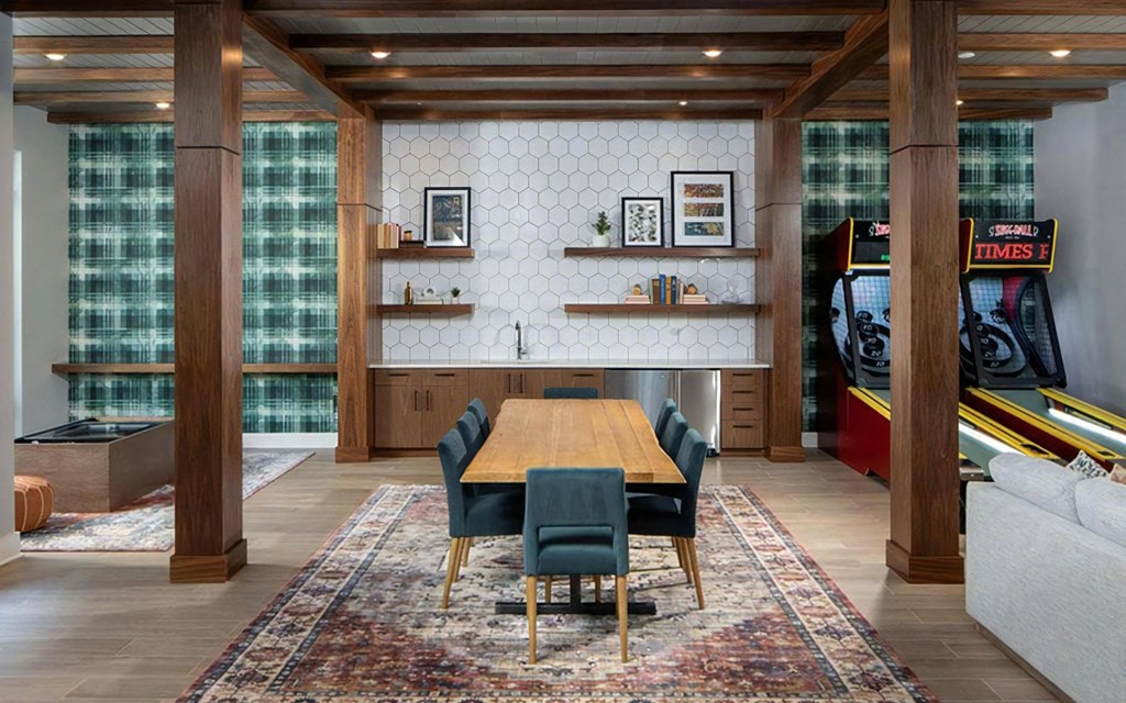 Clubhouse with Entertainment Center