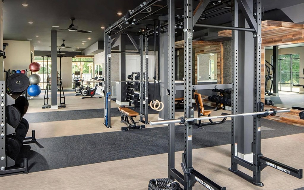 Fitness Center with Top of the Line Equipment