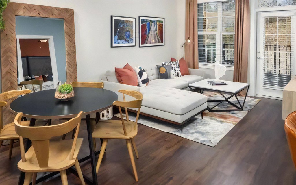 Broadstone Upper Westside Apartments Kitchen Gourmet Kitchen with Chef Inspired Stainless Steel Appliance Package