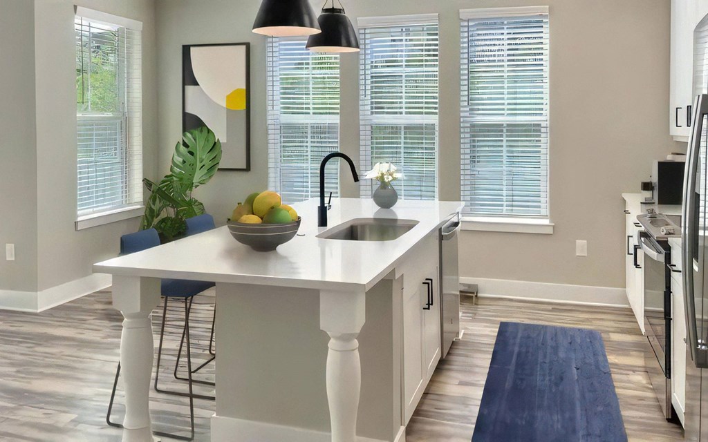 Broadstone Upper Westside Apartments Kitchen Modern Kitchens with Upgrade Countertops