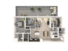 C2 Den C2 Den 3 Beds 2 Baths Floor Plan