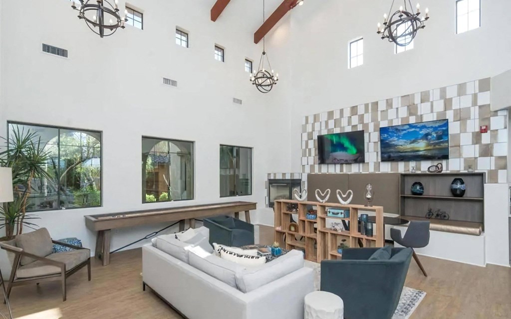 Resident Lounge with Multiple TVs