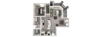 Diamond Valley - 1 bed 1 bath - 876 sqft