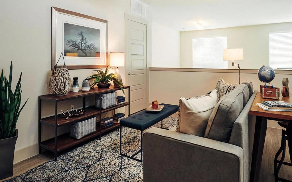 Townhome Lofted Living Area