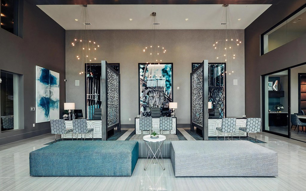 Leasing Office with Desks